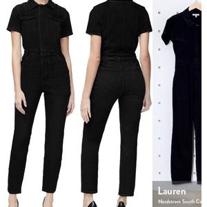 Sz 2 Black Good American Jean Jumpsuit